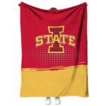 Iowa State Cyclones Gradient Dots Red Blanket 1 iowa state cyclones gradient dots red blanket best selling