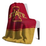 iowa state cyclones gradient dots red blanket best selling