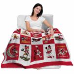 iowa state cyclones mickey minnie red white blanket best selling
