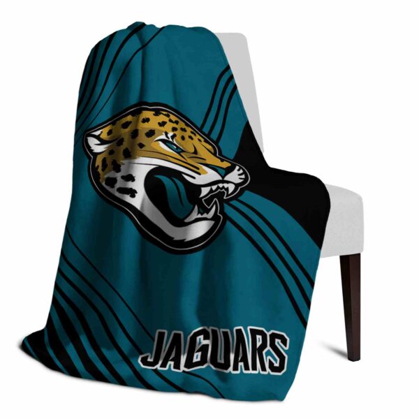 jacksonville jaguars diagonal stripes teal blanket top rated