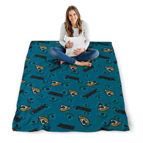 jacksonville jaguars diehard fans teal blanket high quality