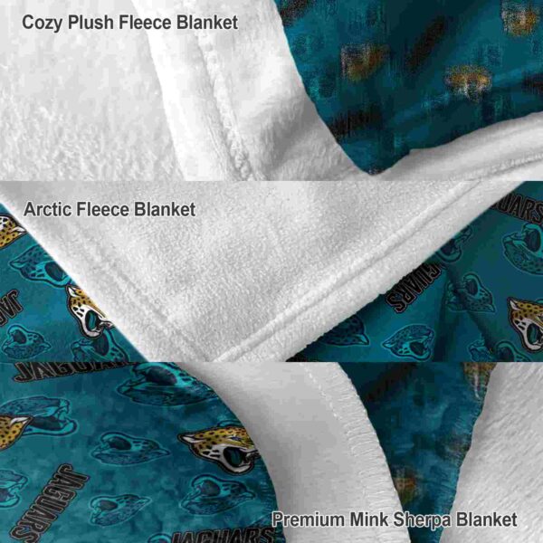 jacksonville jaguars diehard fans teal blanket premium grade