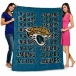 jacksonville jaguars fan pride teal blanket fashion forward