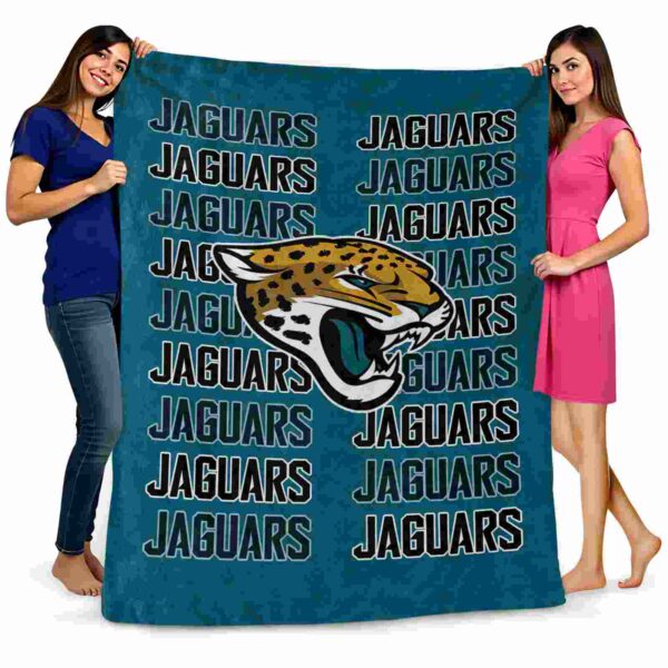 jacksonville jaguars fan pride teal blanket fashion forward