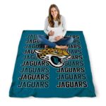 jacksonville jaguars fan pride teal blanket high quality