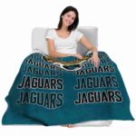 jacksonville jaguars fan pride teal blanket latest model
