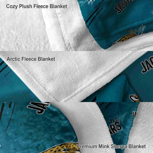 jacksonville jaguars fan spirit teal blanket premium grade