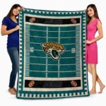 jacksonville jaguars football field teal blanket fashion forward