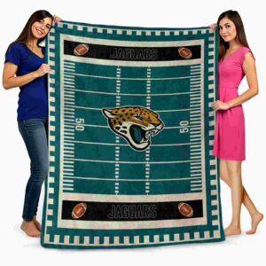 jacksonville jaguars football field teal blanket fashion forward