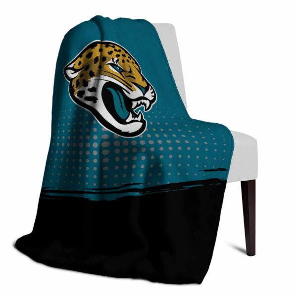 jacksonville jaguars gradient dots teal blanket top rated