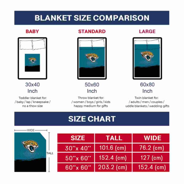 jacksonville jaguars gradient dots teal blanket trendy