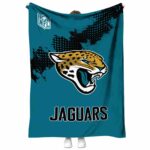 jacksonville jaguars grunge texture teal blanket best selling