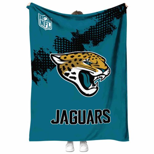 jacksonville jaguars grunge texture teal blanket best selling