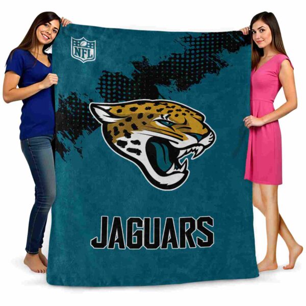 jacksonville jaguars grunge texture teal blanket fashion forward