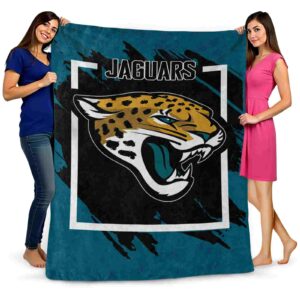 jacksonville jaguars splatter effect teal blanket fashion forward