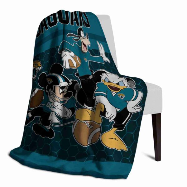 jacksonville jaguars three musketeers teal blanket top rated