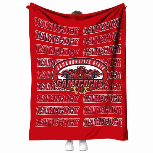 jacksonville state gamecocks fan pride red blanket best selling