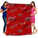 jacksonville state gamecocks fan spirit red blanket best selling