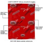 jacksonville state gamecocks fan spirit red blanket best selling