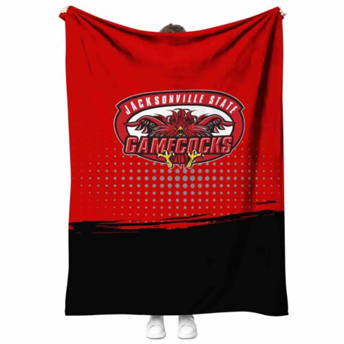 jacksonville state gamecocks gradient dots red blanket best selling