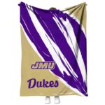 james madison dukes brushstrokes purple white blanket best selling