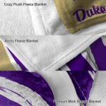james madison dukes brushstrokes purple white blanket best selling