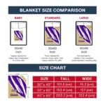 james madison dukes brushstrokes purple white blanket best selling