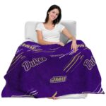 james madison dukes fan spirit purple blanket best selling