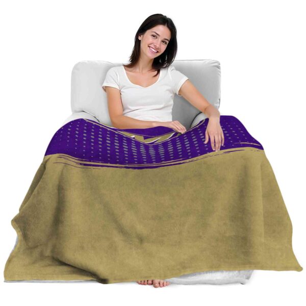 james madison dukes gradient dots purple blanket latest model