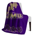 james madison dukes grunge texture purple blanket best selling