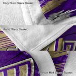 james madison dukes paint streaks purple white blanket best selling