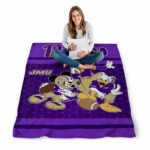james madison dukes three musketeers purple blanket best selling