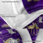 james madison dukes three musketeers purple blanket best selling