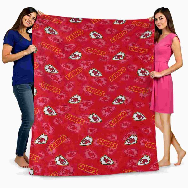 kansas city chiefs diehard fans red blanket fashion forward