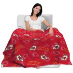 kansas city chiefs diehard fans red blanket latest model