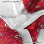 kansas city chiefs diehard fans red blanket premium grade