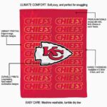 kansas city chiefs fan pride red blanket new arrival