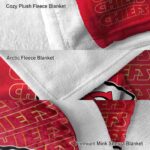 kansas city chiefs fan pride red blanket premium grade