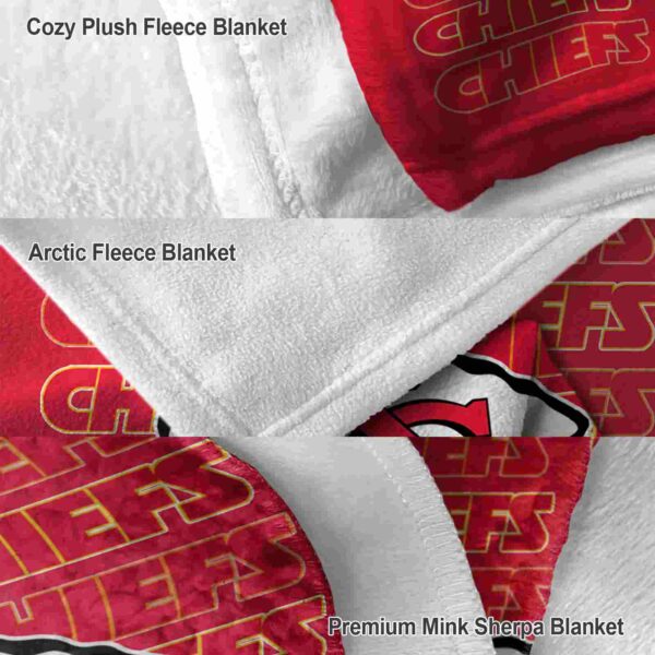 kansas city chiefs fan pride red blanket premium grade
