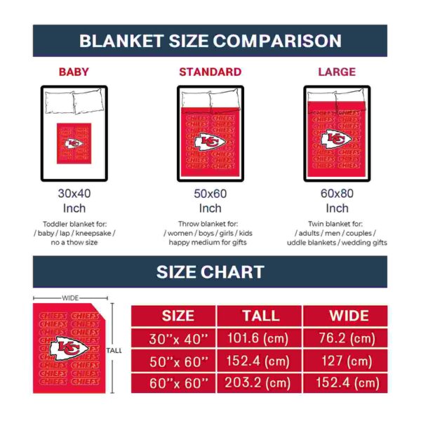kansas city chiefs fan pride red blanket trendy