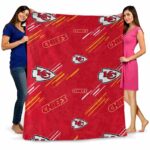kansas city chiefs fan spirit red blanket fashion forward