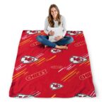 kansas city chiefs fan spirit red blanket high quality