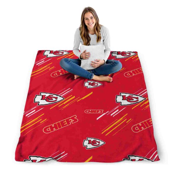 kansas city chiefs fan spirit red blanket high quality