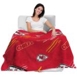 kansas city chiefs fan spirit red blanket latest model