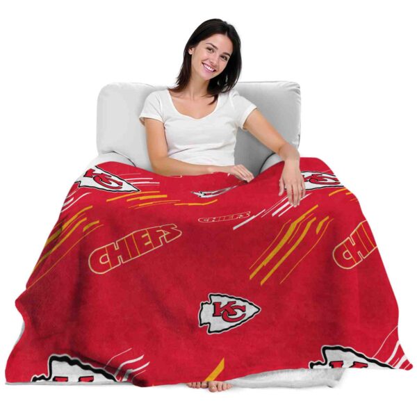 kansas city chiefs fan spirit red blanket latest model