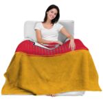 kansas city chiefs gradient dots red blanket latest model