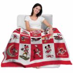 kansas city chiefs mickey minnie red white blanket best selling