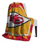 kansas city chiefs splatter effect red blanket top rated