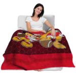kansas city chiefs three musketeers red blanket latest model