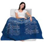 kansas city royals fan pride royal blue blanket latest model